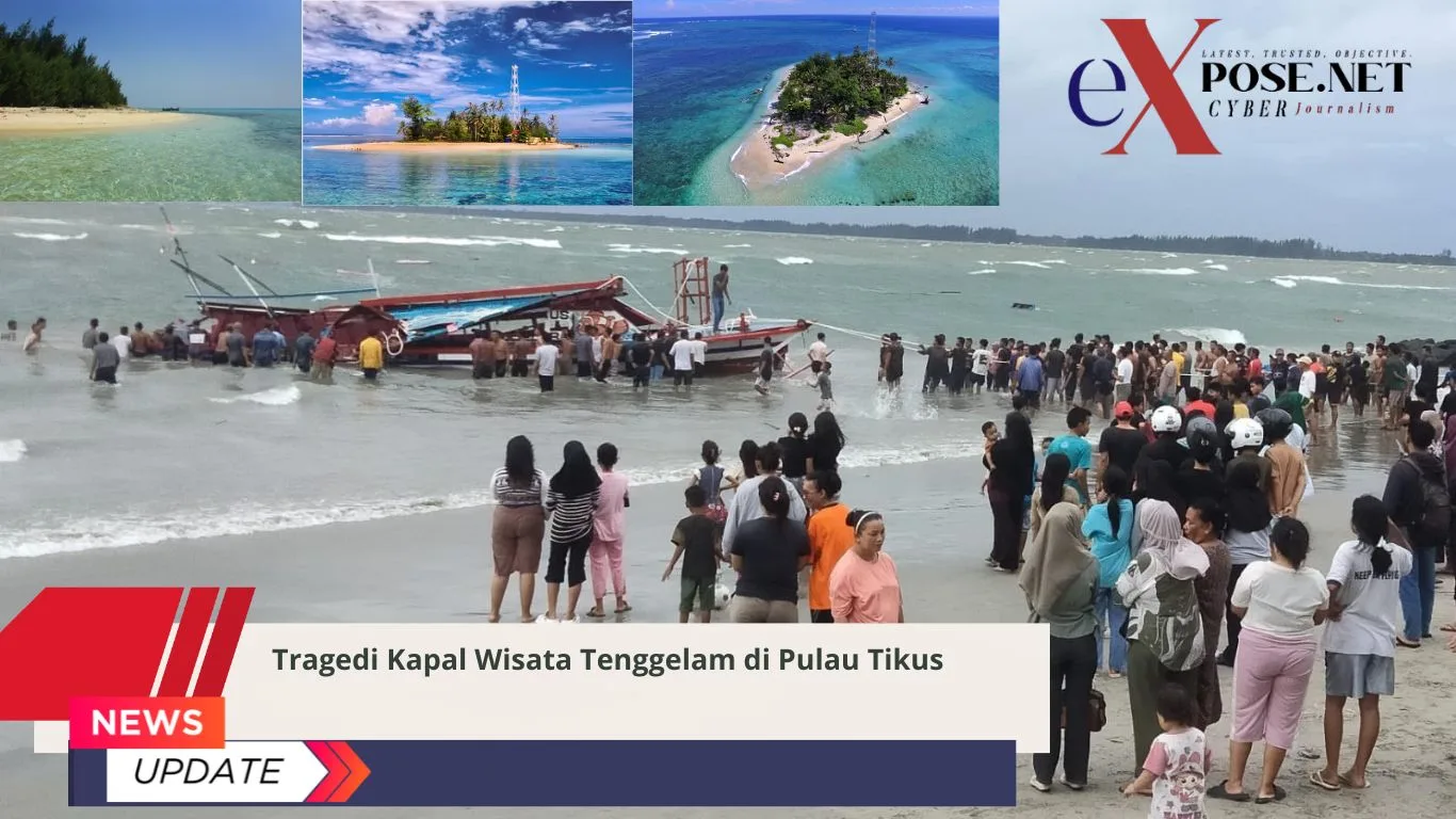 Kapal Wisata Tenggelam di Pulau Tikus, Bawa 104 Penumpang