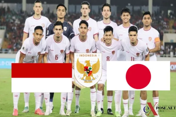 Link Live dan Jadwal Pertandingan Indonesia vs Jepang