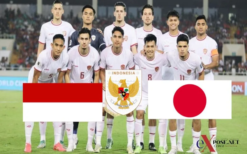 Link Live dan Jadwal Pertandingan Indonesia vs Jepang