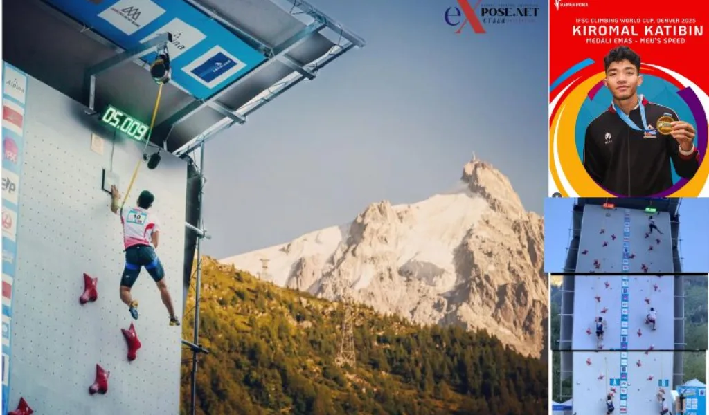 Kiromal Katibin Juara IFSC World Cup Denver 2025, Indonesia Cetak Sejarah