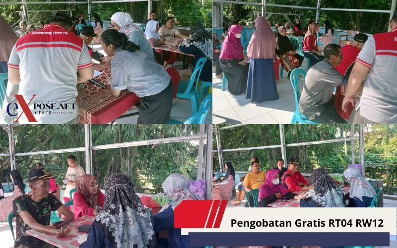 Warga Ikuti Pemeriksaan Kesehatan Gratis