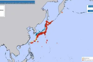Jepang Keluarkan Peringatan Tsunami 1 Meter Hantam Pesisir Jepang