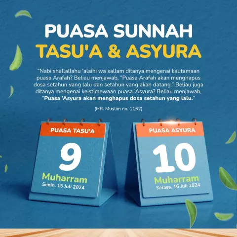 Niat Puasa Tasua dan Asyura 2025 Lengkap