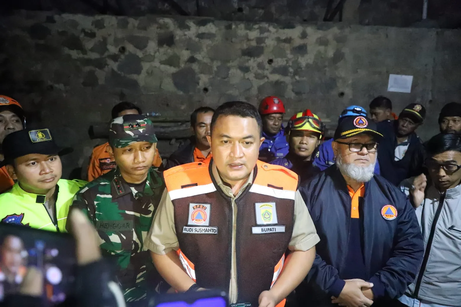 Bupati Rudy Susmanto Datangi Lokasi Bencana