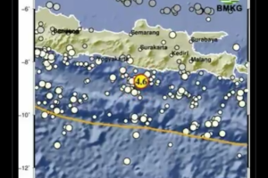 Gempa Magnitudo 4,6 Guncang Barat Daya Pacitan