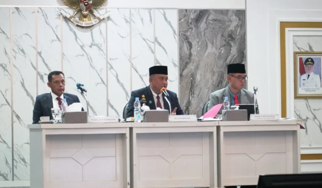 Bupati Bogor Rudy Susmanto Pimpin Rakor APBD