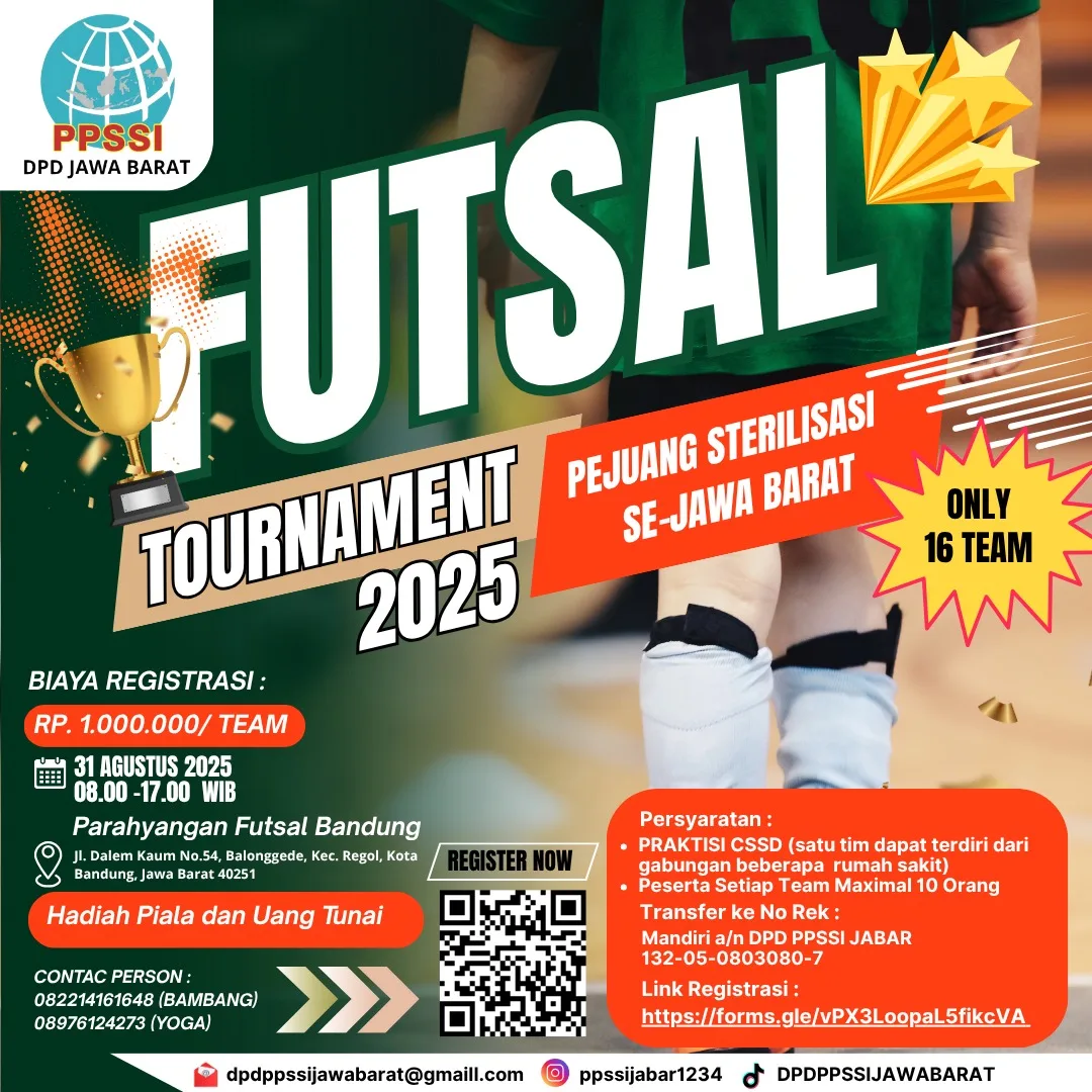 Turnamen Futsal PPSSI Jabar Digelar di Bandung