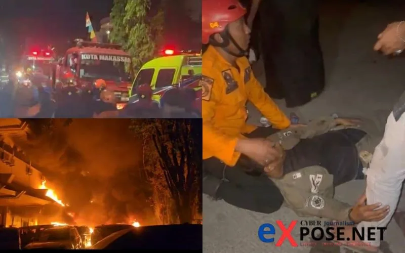 Kebakaran DPRD Makassar Tewaskan