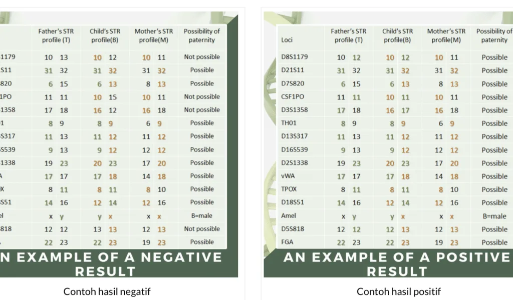 Hasil Tes DNA Ridwan Kamil – Lisa Mariana
