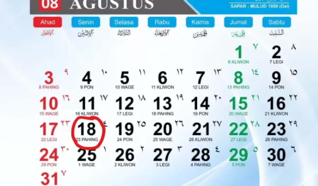 Pemerintah Tetapkan 18 Agustus 2025 Libur Nasional Usai HUT RI