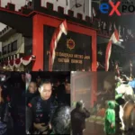 Massa Ojol Geruduk Markas Brimob