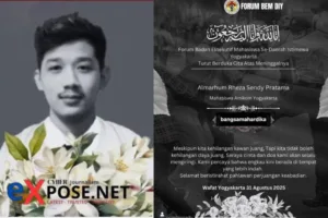 Rheza Sendy Pratama Tewas Usai Ikut Demo di Yogyakarta