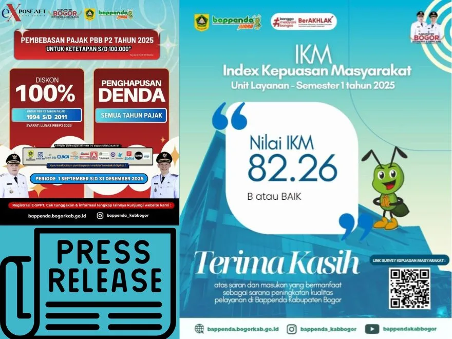 Bappenda Kabupaten Bogor Catat IKM 82,26 dan Kinerja Pajak Capai Rp3,1 Triliun
