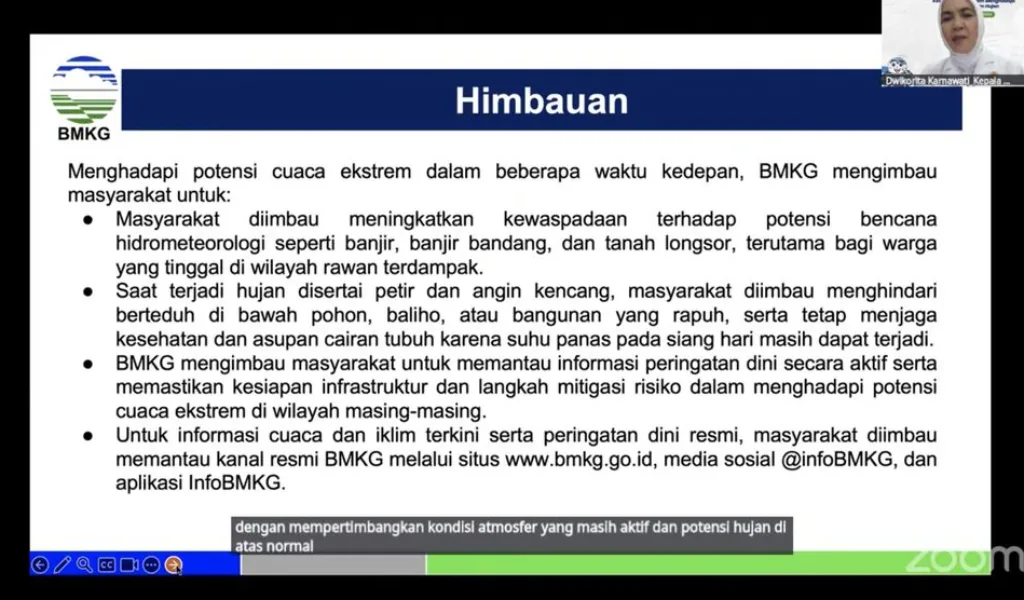 BMKG Peringatkan La Nina dan Potensi Badai Seroja Baru Awal 2026