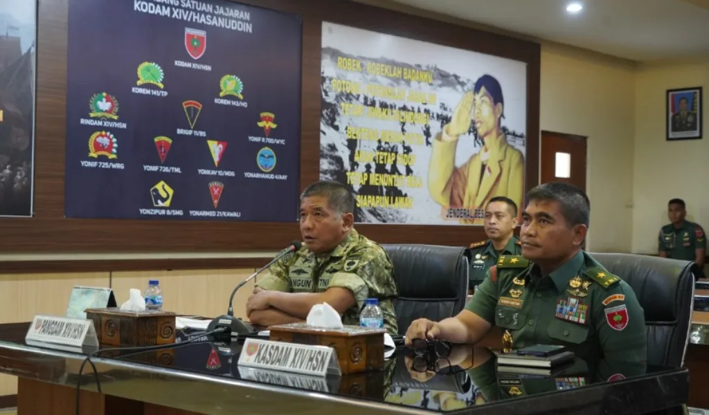 Pangdam XIV/Hsn Totalitas Mendukung Percepatan Pembangunan Koperasi Merah Putih di Wilayahnya