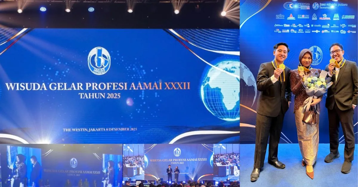 Wisuda AAMAI XXXII, 3 Pegawai Askrida Raih Gelar A2IK