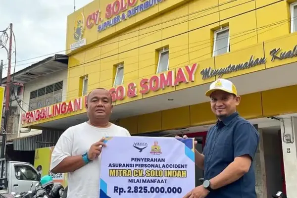 CV Solo Indah Kerja Sama Askrida Beri Asuransi Kecelakaan Diri