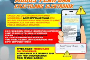 Waspada Surat Tilang Elektronik Palsu Marak Beredar Di Medsos, Polers Garut Lakukan Himbauan