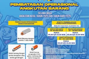 Libur Nataru 2025/2026, Simak pembatasan Angkutan Barang Non Tol