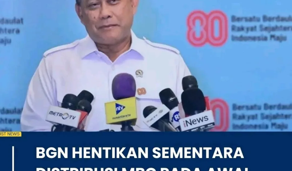 BGN Sementara Hentikan MGB Pada Januari 2026: Jeda Teknis Atau Rapuhnya Program