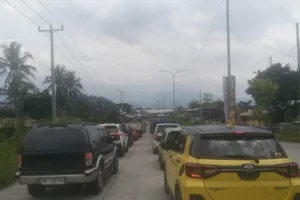 Kemacetan Jalan Baru Garut Belum Terurai