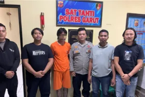 Bawa Sajam Dan Lakukan Pengrusakan Satreskrim Polres Garut Amankan Pelaku