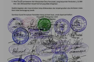 Masyarakat Pancawati Tolak Aksi Massa, Pemdes: Demi Jaga Pelayanan Publik