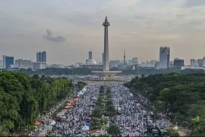 Rekayasa Lalu Lintas di Sekitar Monas Jelang Reuni 212 Sore Ini