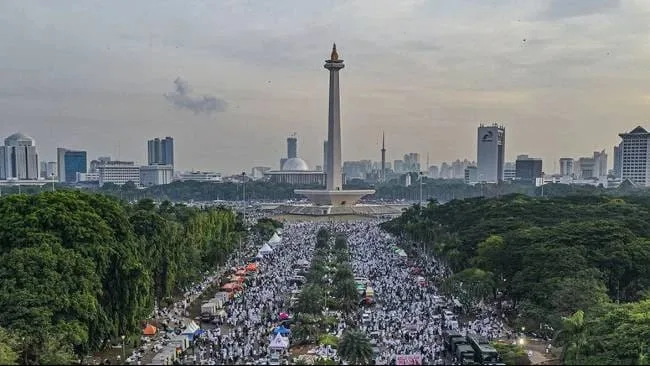 Rekayasa Lalu Lintas di Sekitar Monas Jelang Reuni 212 Sore Ini