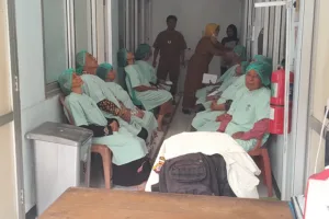 Puskesmas Citeras Gelar Oprasi Katarak Gratis kurang Lebih 70 peserta Daru Berbagai Kecamatan Di Kabupaten Garut