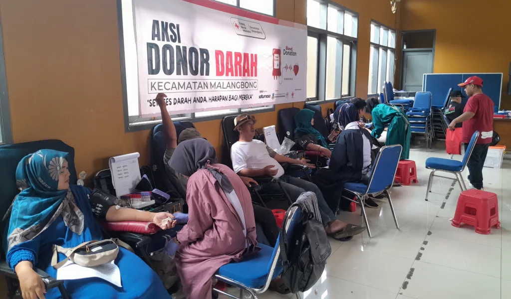 PMI Malangbong Himpun 67 Kantong Darah Diaksi Perdana tahun 2026