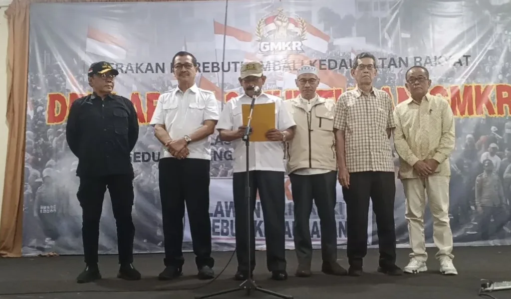 GMKR Deklarasi, Desak Adili Jokowi dan Makzulkan Gibran