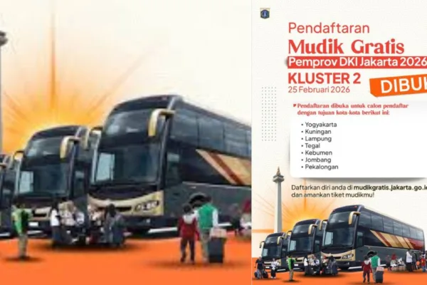 Mudik Gratis DKI 2026 Dibuka