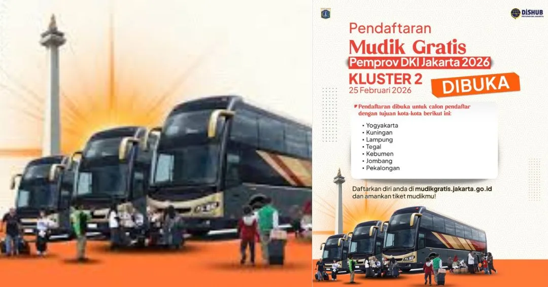 Mudik Gratis DKI 2026 Dibuka