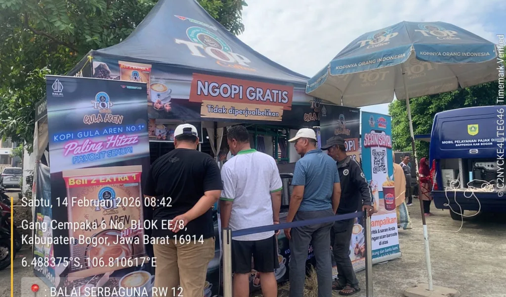 Bayar PBB Mobling Bappenda Bogor Dapat Kopi Gratis
