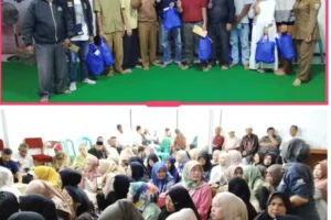 Berkah Ramadhan, Pemdes Cimaragas Bagikan THR Dan Bantuan Untuk Masjid