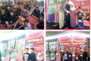 Momen Halal Bihalal 1447 H, FSPS Salurkan Santunan Untuk 100 Warga Sukarendah