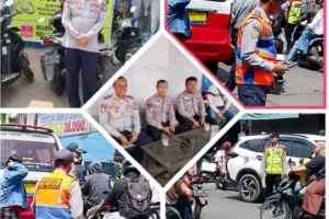 Kepala UPT Dishub Wil III H Adang Rohendi Bersinergi Dengan Polsek Wanaraja Turunkan Personil Atasi Kemacetan