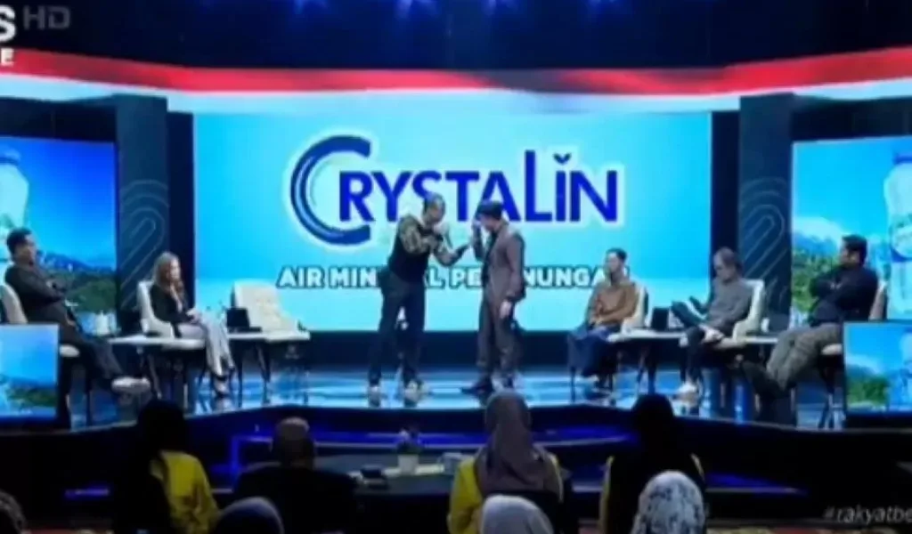 Abu Janda Ngamuk, Debat Palestina Ricuh