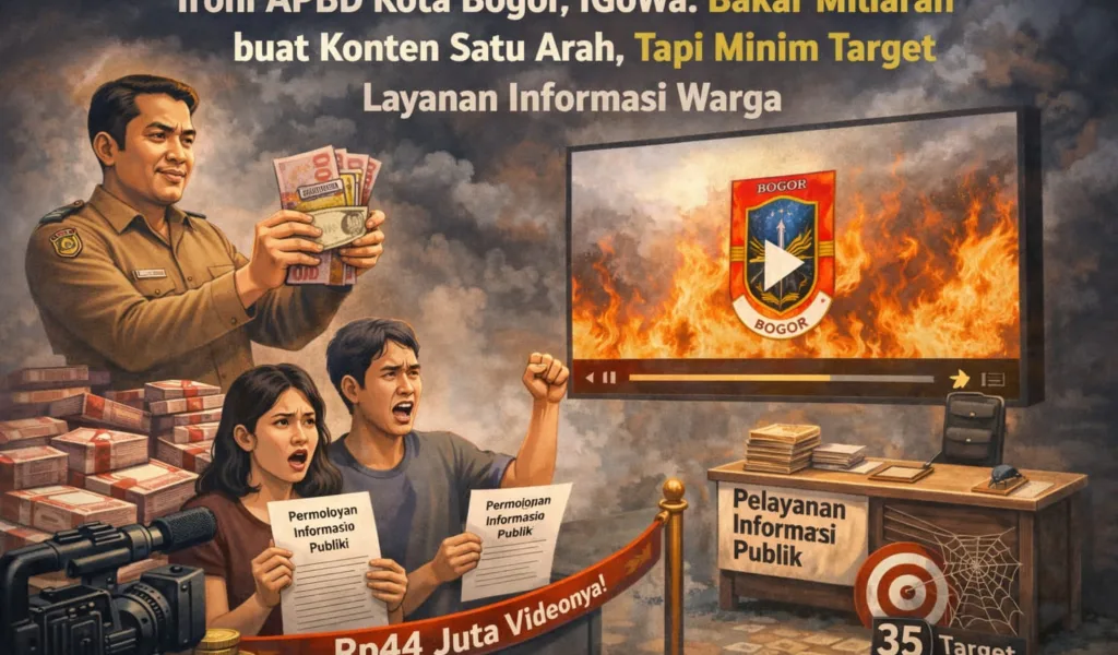 IGoWa Tekan Pemkot Bogor Buka Detail Kerjasama Media Miliaran Rupiah