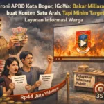 IGoWa Tekan Pemkot Bogor Buka Detail Kerjasama Media Miliaran Rupiah
