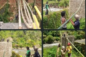 Warga Bangun Jembatan Sendiri, Pemerintah Diam, Lalai Atau Tak Prioritas