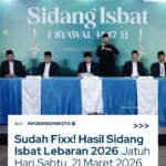 Pemerintah Tetapkan 1 Syawal 1447 H Jatuh Pada Hari Sabtu Tanggal 21 Maret 2026