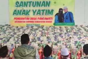 Pemdes Pancawati Santuni Ratusan Anak Yatim, Warga Apresiasi