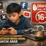 Pembatasan Media Sosial Anak, Indonesia Larang Akses di Bawah 16 Tahun