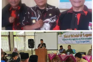 Lepas Sambut Kapolsek Dan Camat Mangunreja Warnai Acara Halal Bihalal Dilingkungan Kecamatan Mangunreja