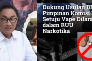Akhirnya Komisi III DPR Mendukung Usulan Kepala BNN Agar Vape di Larang Dalam Revisi UU Narkotika dan Psikotropika