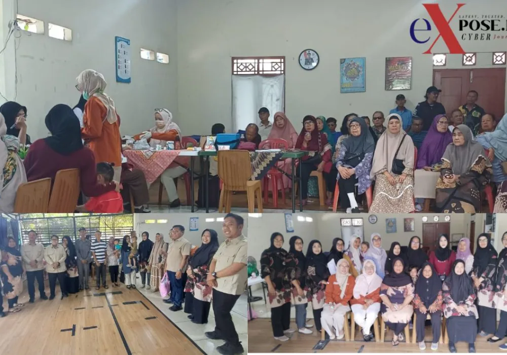 Kunjungan DPR RI Posyandu RW 12 Bojong Baru, Gelar Aksi Sosial