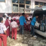 Distribusi MBG di SDN 2 nanjungjaya Kersamanah Kembali Bergulir, Sajian Higienis Disambut Antusias Siswa