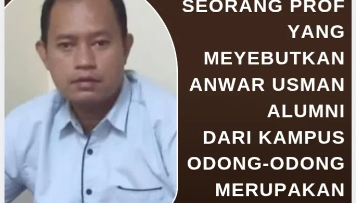 Ucapan Prof.Kiki Terkait Anwar Usman Dari Kampus Odong-Odong Merupakan Ucapan Kurang Etis